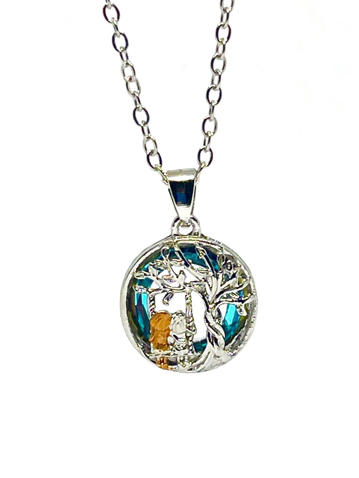 Tree Of Life Pendant Sisters 925 Sterling Necklace Silver Chain Womens