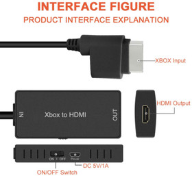 Xbox 360 to HDMI Converter, HD Link Cable for Xbox 360, Xbox 360 to HDMI Support