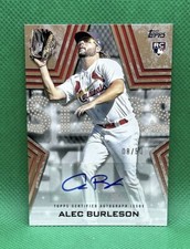 2023 Topps Series 2 Alec Burleson RC Baseball Stars Auto Gold /50 Rookie