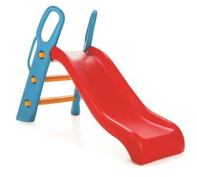 PILSAN Rutsche freistehend, Kinderrutsche für drinnen und draußen, rot