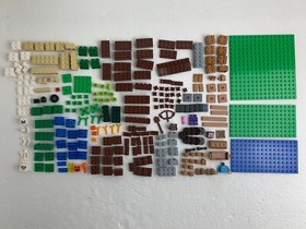 LEGO Minecraft The Farm Set 21114 includes Steve, Skeleton, Sheep, and Cow