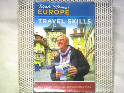 New sealed Rick Steves  Europe Travel Skills 2 Disc Set DVD