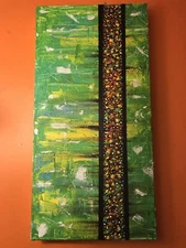 ANTONIO AVITIA SIGNED PAINTING MODERN ABSTRACT IMPRESSIONIST ACRYLIC ART CANVAS