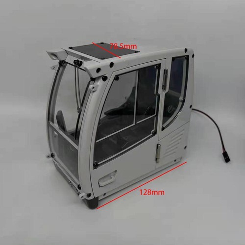 Metallkabine Innenkabine LED Lichter für 1/14 RC Hydraulikbagger 945 Bagger - Bild 3 von 4