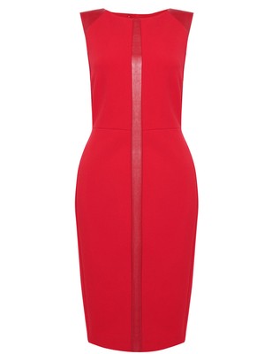 marks and spencer red dress autograph