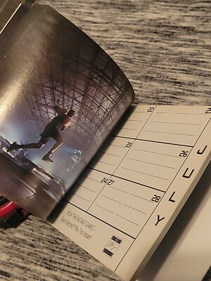 1991 Michael Jordan Flip Book Calendar Illinois Lottery 1991 Michael Jordan Flip Book Calendar Illinois Lottery