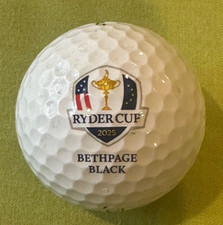 Collectible Golf Ball...2025 Ryder Cup..Bethpage Black
