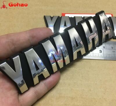 Silver Chromed Fuel Gas Tank Badge Emblem Decal Sticker for R1 R3 R6 R7 YZF
