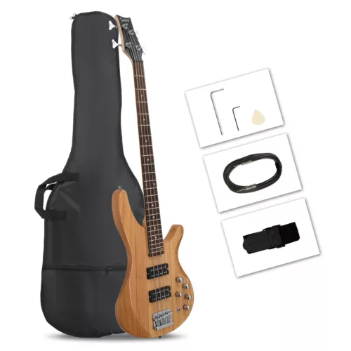GIB 4-String Open Double Double Pickup Yellow Acid Fingerboard IB Bass Wood