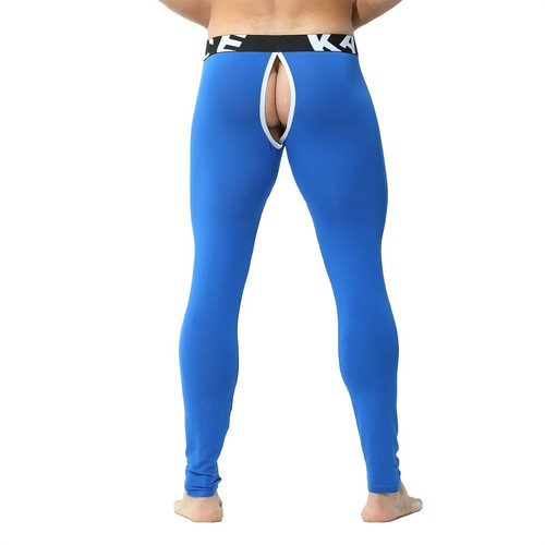 Men Sexy Thermal Long Johns Legging Pants U Convex Seperate Pouch Soft Underwear - Picture 27 of 31