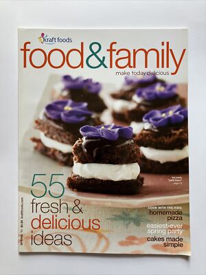 Kraft Food and Family Homemade Pizza 55 Fresh & Delicious Ideas Spring 2011