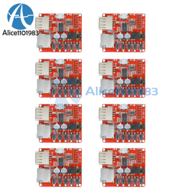 1~10 3.7-5V Bluetooth Audio Decoder MP3 Player Board Micro USB W/ TF SD Slot LOT