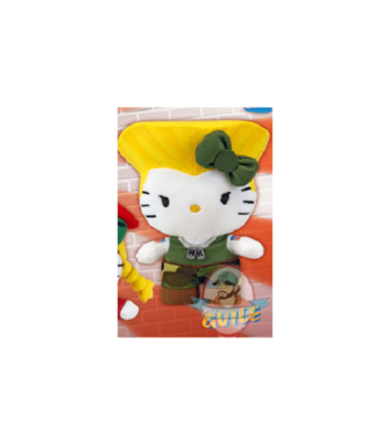 Street Fighter x Sanrio Hello Kitty 6'' Mini Plush 2 Guile