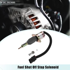 Fuel Shut Off Stop Solenoid Valve Fit for Excavator 6CT8.3 6CTA8.3L No.3923680