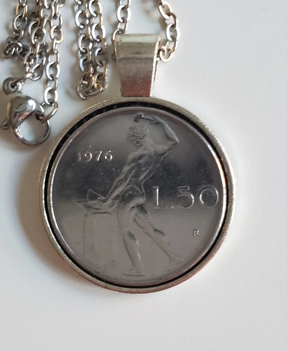 vintage coin necklace products for sale | eBay