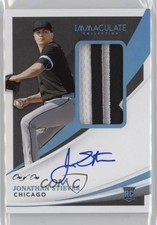2021 Panini Immaculate Rookie Platinum 1/1 Jonathan Stiever #141 Patch Auto 0c6