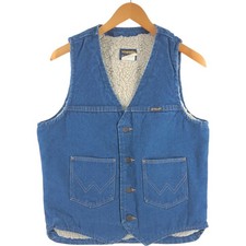 Vintage 1970'S Wrangler denim vest made in the USA size M men's size M