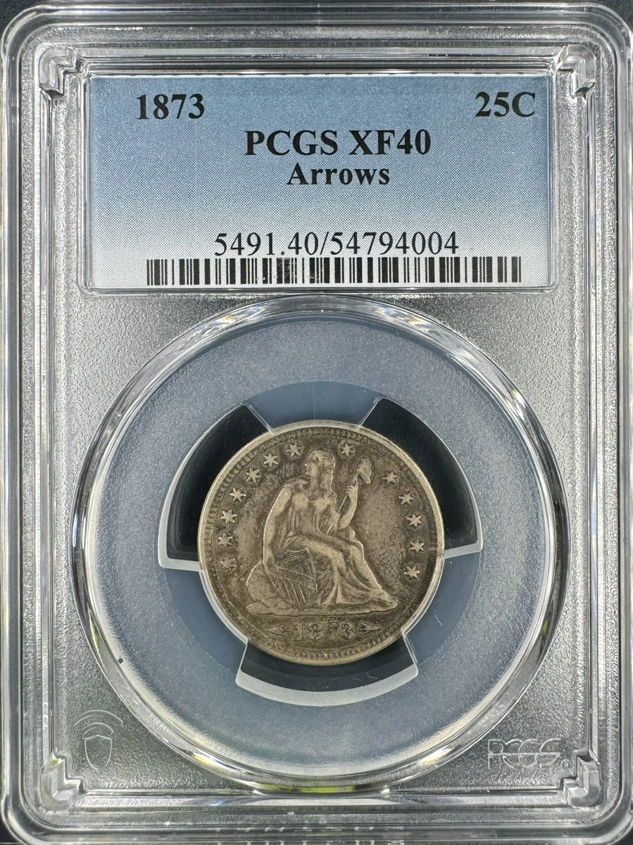 PCGS Certified Seated Liberty US Quarters (1838-1891) for sale | eBay