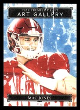 2021 SAGE Premier Draft #AG-13 Mac Jones RC Rookie Art Gallery Card TCCCX