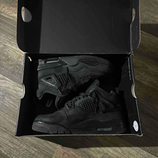 authentic jordan 4 gs black cat size 6