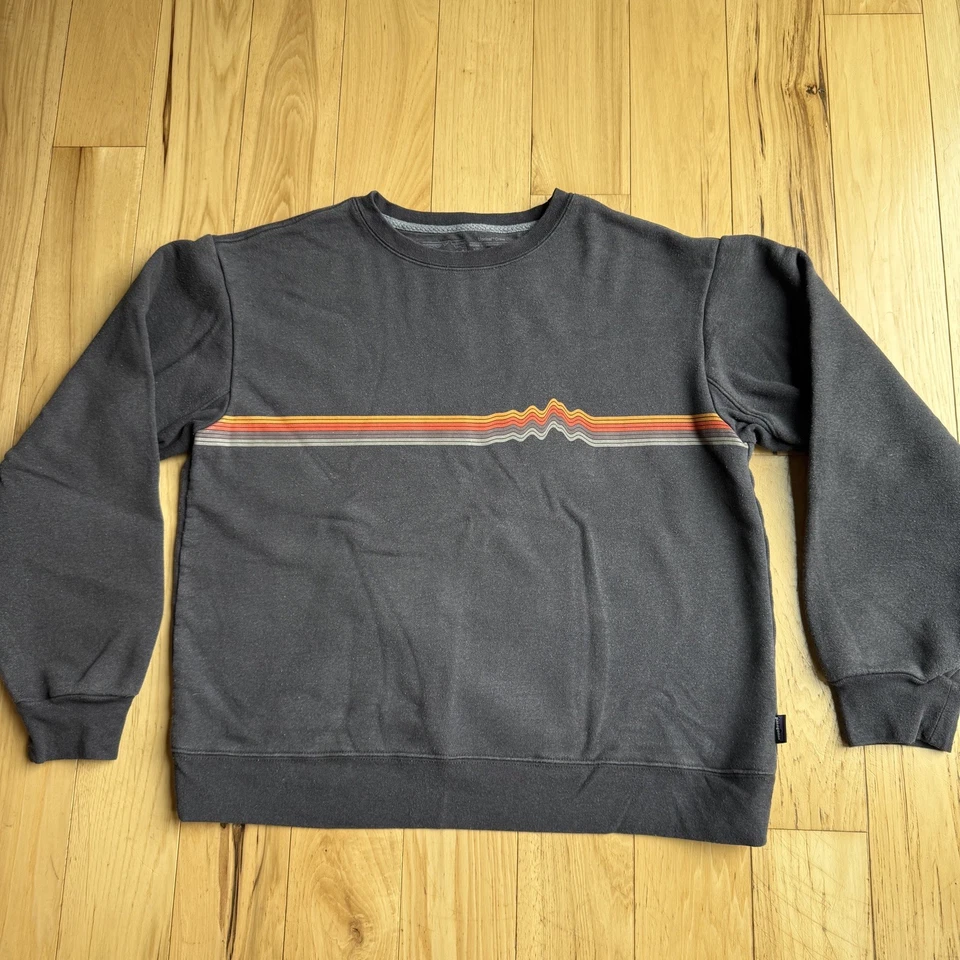 Patagonia Uprisal Crew Sweatshirt Women’s Size Large Ridge Rise Stripe Pullover - Image 2 of 4