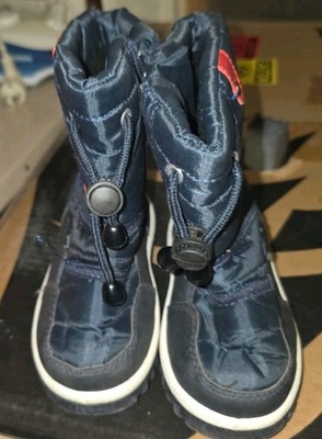 Cortina Kinder Winterstiefel Schneestiefel Gr. 25 blau/rot NEU