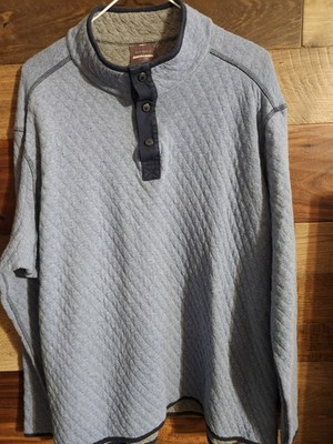 Johnson and Murphy Men's Reversible Quilted Pullover Sweater Size XXL