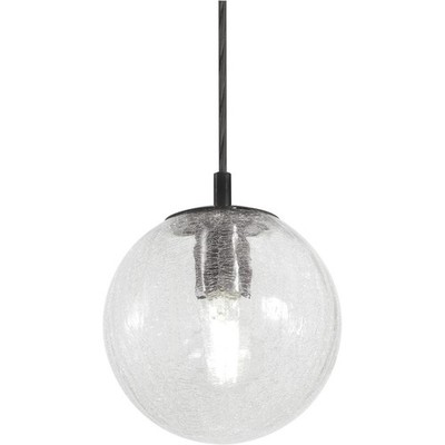 AFX Inc. PLAP07MBBK Palla 1 Light 7 inch Black Pendant Ceiling Light