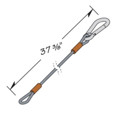 Stemco ATD000016 Cable 35.375'' w/ Copper Swaged Ends