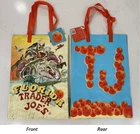 Trader Joe NEW FLORIDA ? REUSABLE ?GROCERY LOGO ORANGE SHOPPING TOTE GIFT BAG