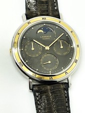 LASSALE BY SEIKO MEN'S 7F38-6239 NOT-WORKING MULTI-DIAL QUARTZ WATCH CAR004