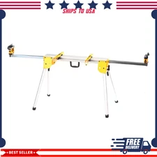 29.8Lb Compact Miter Saw Stand w 500Lb Capacity Non-marring feet Tool mount