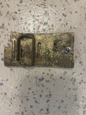 Vintage EARL Name Cut Out Block Letters Solid Brass Belt Buckle