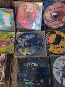 SEGA Dreamcast Bundle Lot Of 2 Consoles,Black,White,Mem Cards,Controllers Games