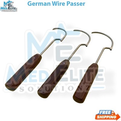 German Wire Passer Small Medium Large Bone Drill Orthopedic Surgical Instruments