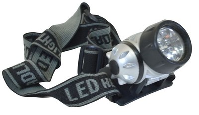 Head-mounted Multi-mode LED headlamp/flashlight.  (Hands free light)  Works grea