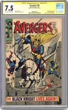 Avengers #48 CGC 7.5 SS Roy Thomas 1968 3885645001 1st app. new Black Knight