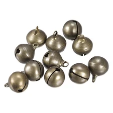 Jingle Bells, 14mm 48pcs Small Bells for Craft DIY Christmas, Bronze Tone