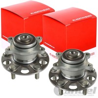 2X Herth+Buss RADLAGER-SATZ Hinten Links+Rechts Passend FüR Honda Civic