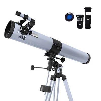 Seben 76/900 EQ2 Reflektor Teleskop Spiegelteleskop Fernrohr Astronomie - Bild 1 von 4