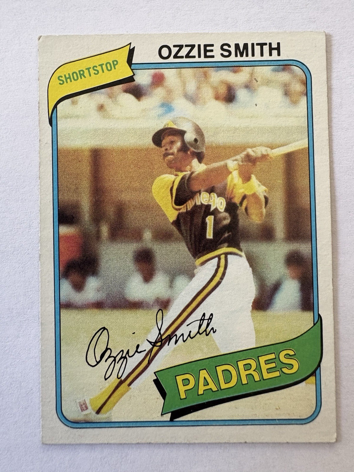 1980 Topps #393 Ozzie Smith San Diego Padres