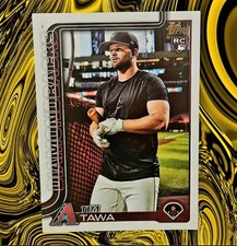 2025 Topps Update #US287 Tim Tawa (RC) Golden Mirror Image Variation SSP