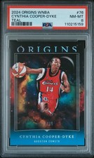 2024 PANINI ORIGINS WNBA TEAL #76 CYNTHIA COOPER-DYKE 23/49 PSA 8