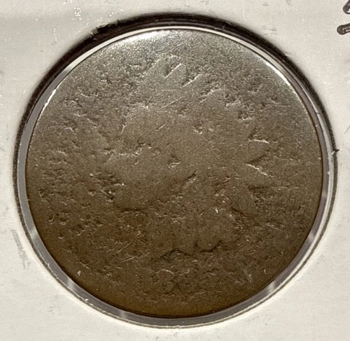 1865 Indian Head Cent Bronze 1C Penny Copper Coin (U193)