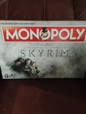 Rare Skyrim Monopoly Brettspiel Deutche Ausgabe Vollstandig, German Version 
