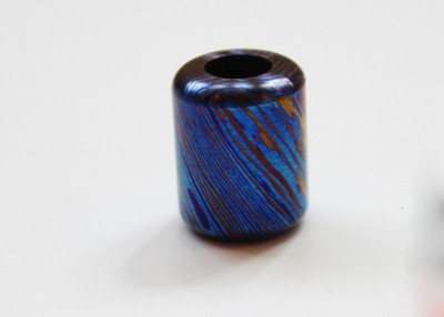 New Titanium Damascus Necklace Bracelet Pendant Beads Lanyard Paracord Beads