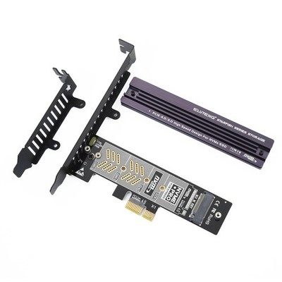 ELUTENG PCIe NVMe Adapter with Aluminum Heatsink M.2 NVME to PCIE X1 X4 