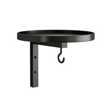Fence Bird Feeder Tray with Hook, Tree Mounted Wild Bird Bath for Outdoors