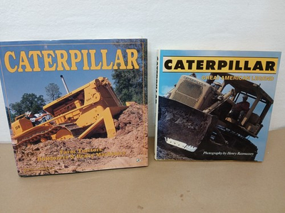 #ad #ad Caterpillar Books Lot 2 – Farm Tractors Bulldozers amp; Great American Legend $19.99