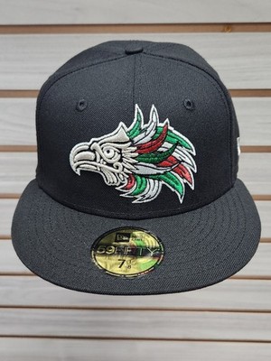 New Era Mexico Aztec Eagle Warrior Black Prime Edition 59Fifty Fitted Hat 7 1/8